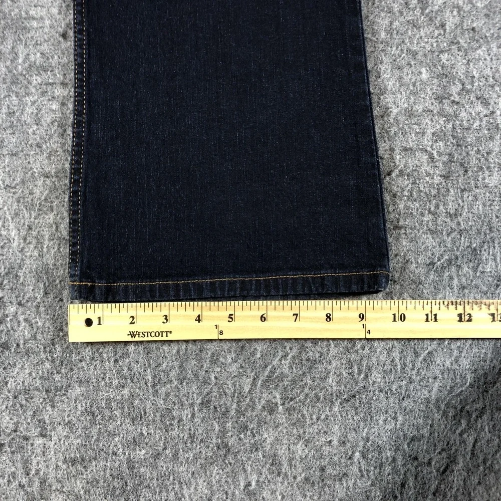 Mossimo Bootcut Jeans Juniors 9 Dark Wash Mid Rise Stretch Denim - Picture 12 of 16